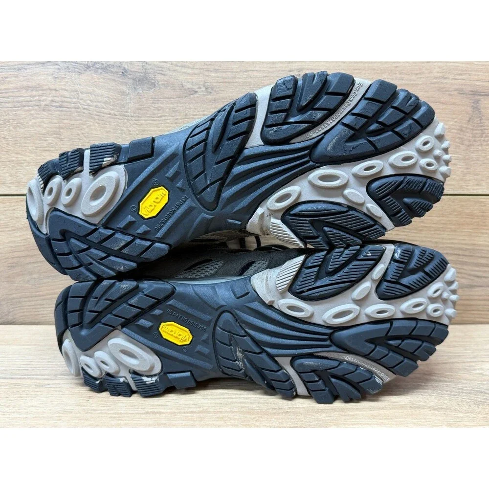 Merrell Continuum Waterproof Gray Hiking Shoes Mens 13 Vibram J88621 Low Top